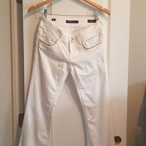Vigoss White Bootleg Jeans